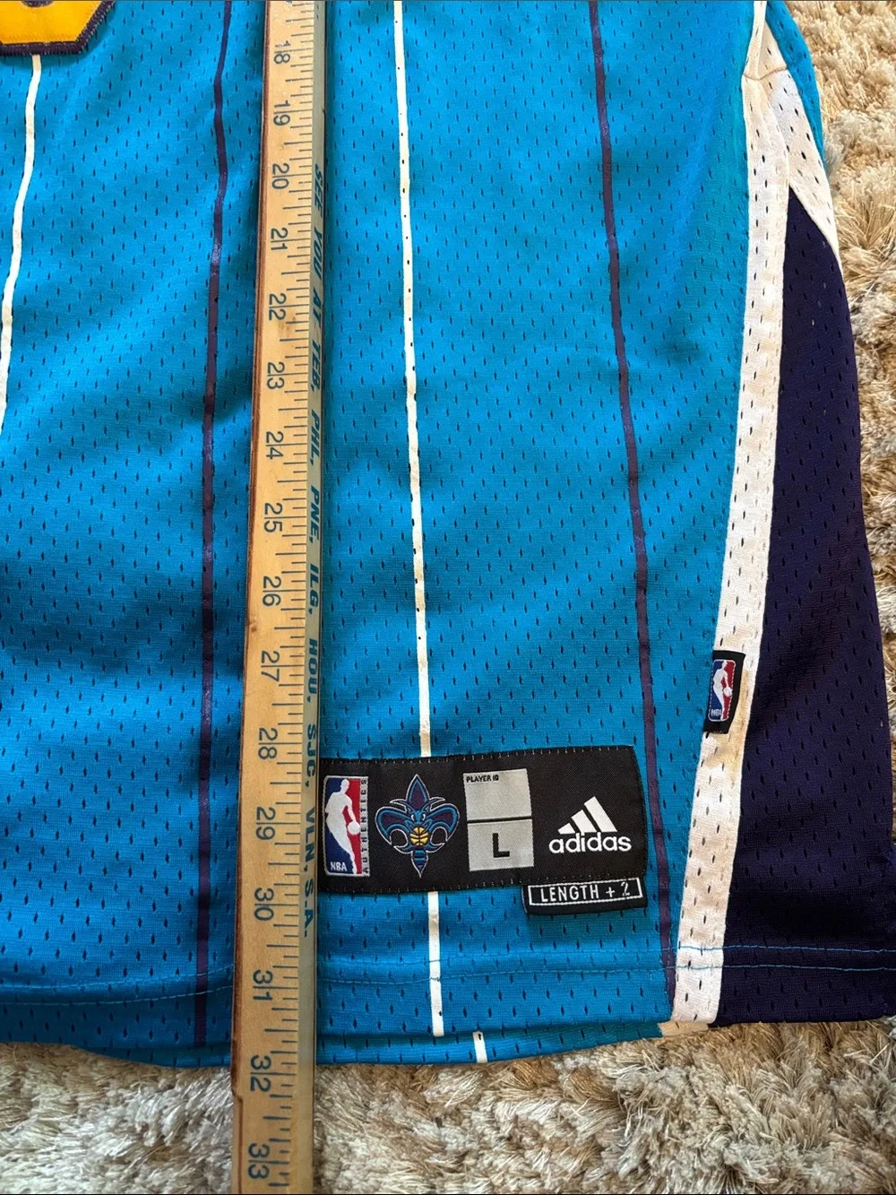 Authentic Chris Paul New Orleans Hornets Vintage Jersey Men's Sz L